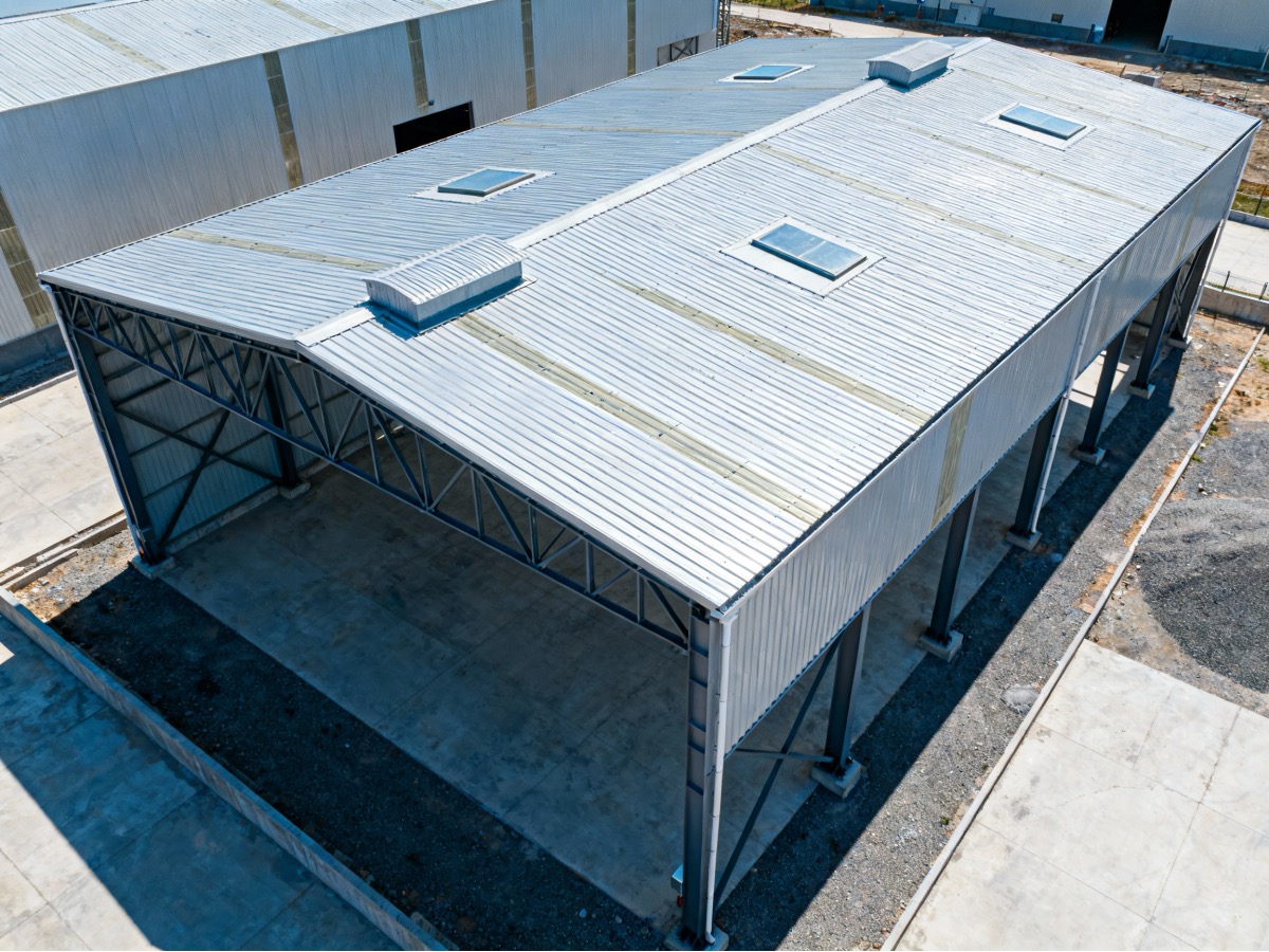 هزینه پوشش سقف سوله